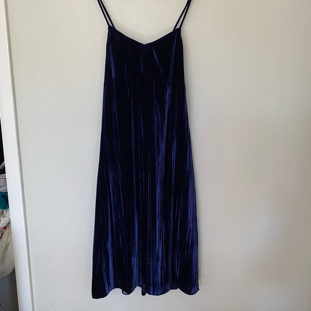 Madewell Crushed Velvet Dress